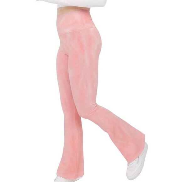 Offline By Aerie Original High Waist Flare Leggings Pink Size Small NWT - Picture 1 of 7